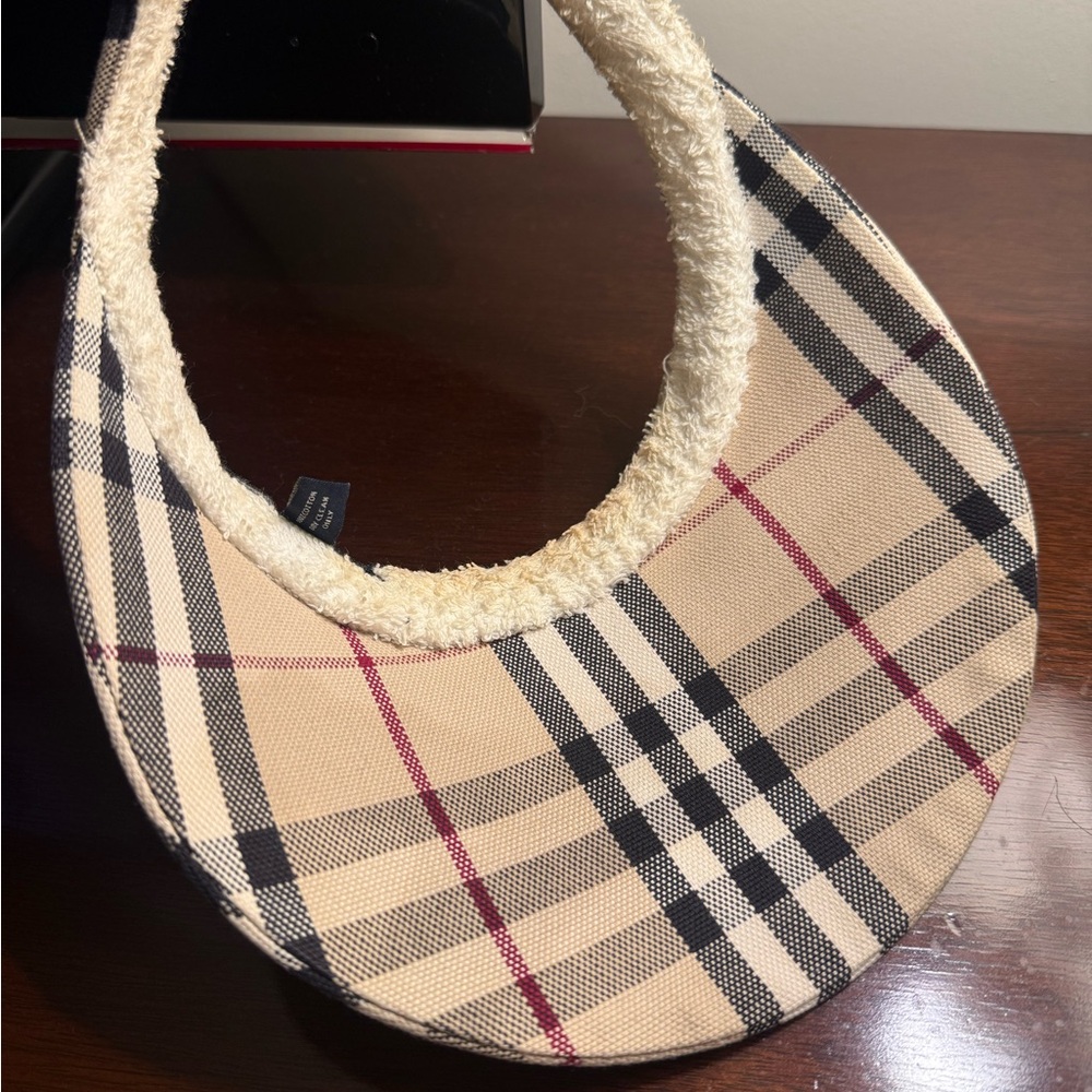 Burberry Beige Plaid Visor - Picture 5 of 13